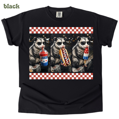 patriotic opossum