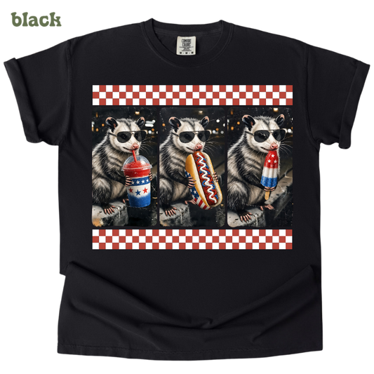 patriotic opossum