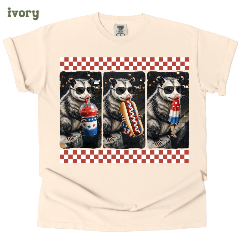 patriotic opossum