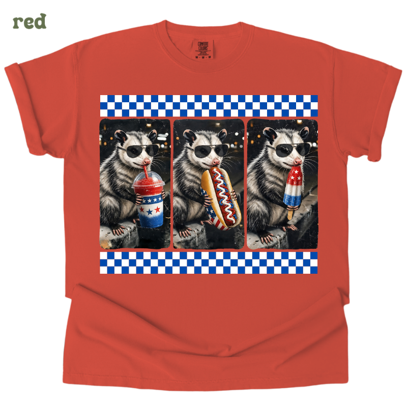 patriotic opossum